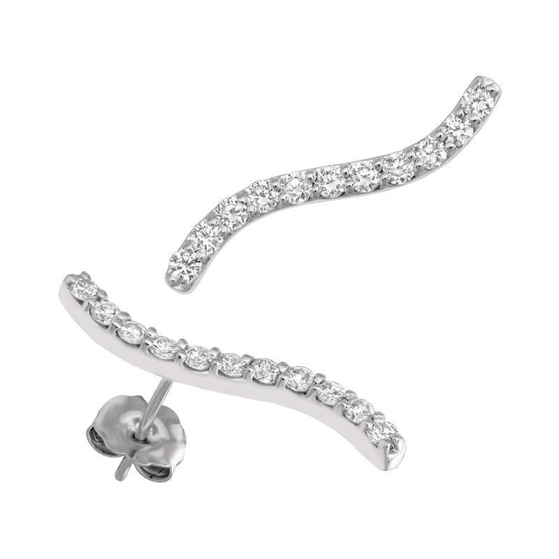 
0.75 Carat Natural Diamond Earrings G SI 14K White Gold

    100% Natural, Not Enhanced in any way Round Cut Diamond Earrings
    0.75CT
    G-H 
    SI  
    14K White Gold  1.8 grams, pave style 
    13/16 inch in height, 1/10 inch in width
   