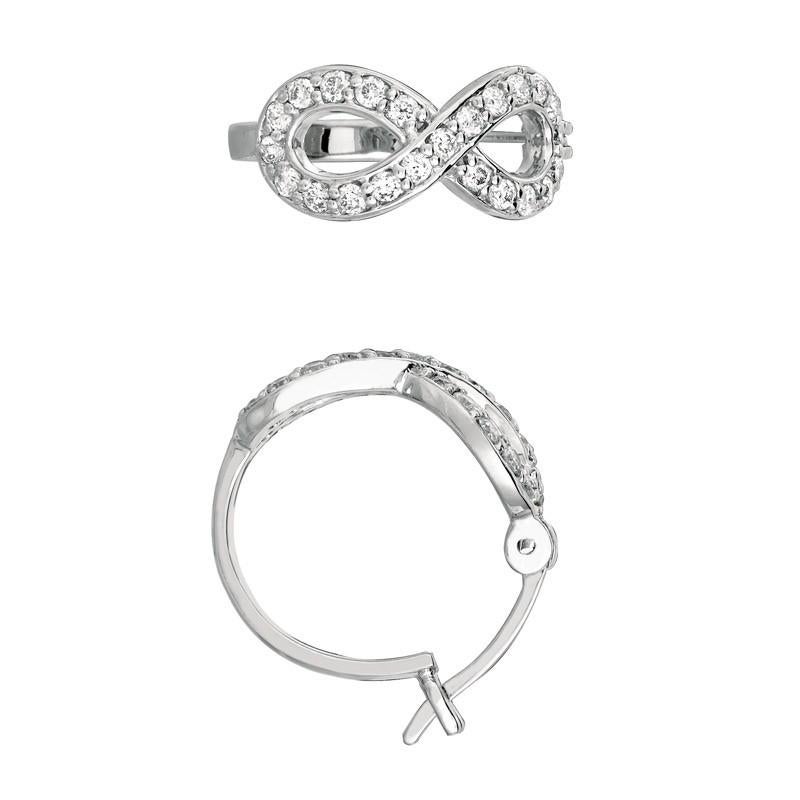 
0.75 Carat Natural Diamond Infinity Earrings G SI 14K White Gold

    100% Natural, Not Enhanced in any way Round Cut Diamond Earrings
    0.75CT
    G-H 
    SI  
    14K White Gold  3.9 grams, Pave style 
    5/8 inch in height, 5/16 inch in