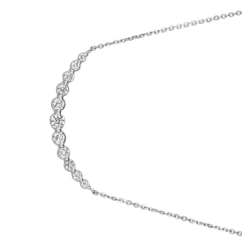 
0.75 Carat Natural Diamond Necklace 14K White Gold G SI 18 inches chain
 

    100% Natural Diamonds, Not Enhanced in any way Round Cut Diamond Necklace  
    0.75CT
    G-H 
    SI  
    14K White Gold    Prong style  2.8 gram
    1/2 inches in