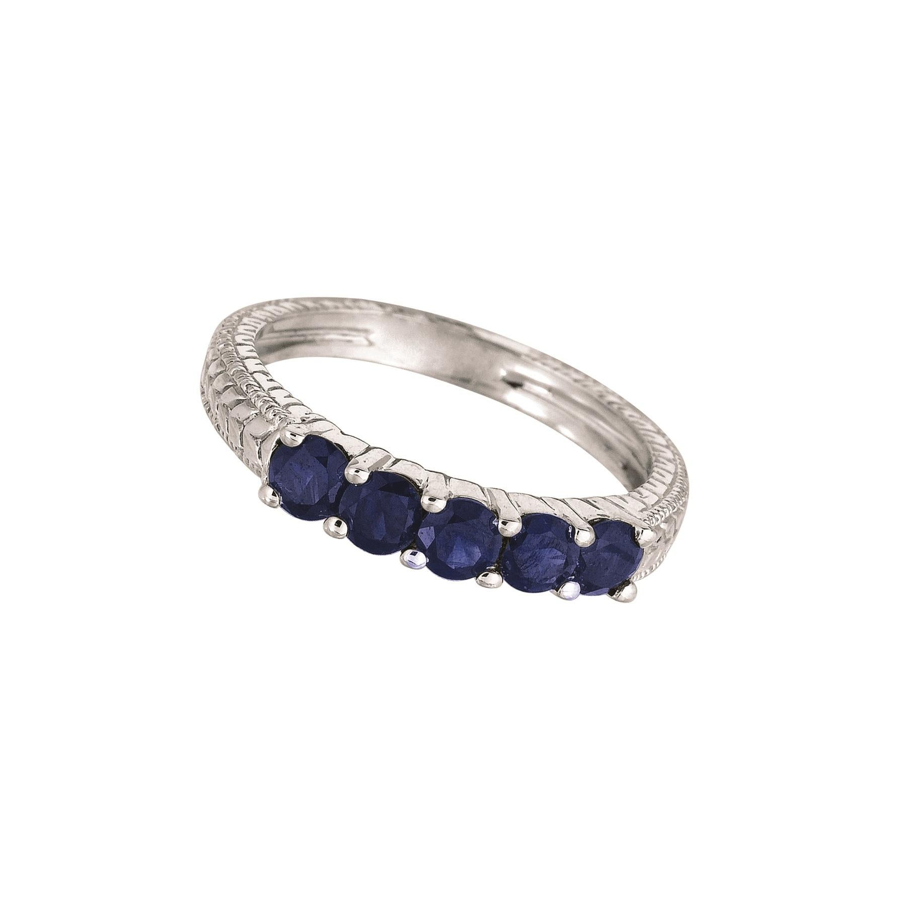 0.bague à 5 pierres en or blanc 14K avec saphir naturel de 75 carats

saphirs 100% naturels
0.75CTW
Bleu
SI
or blanc 14K, style prong, 3,60 grammes
4 mm de largeur
Taille 7
5 pierres

R6417W75S

TOUS NOS ARTICLES PEUVENT ÊTRE COMMANDÉS EN OR BLANC,
