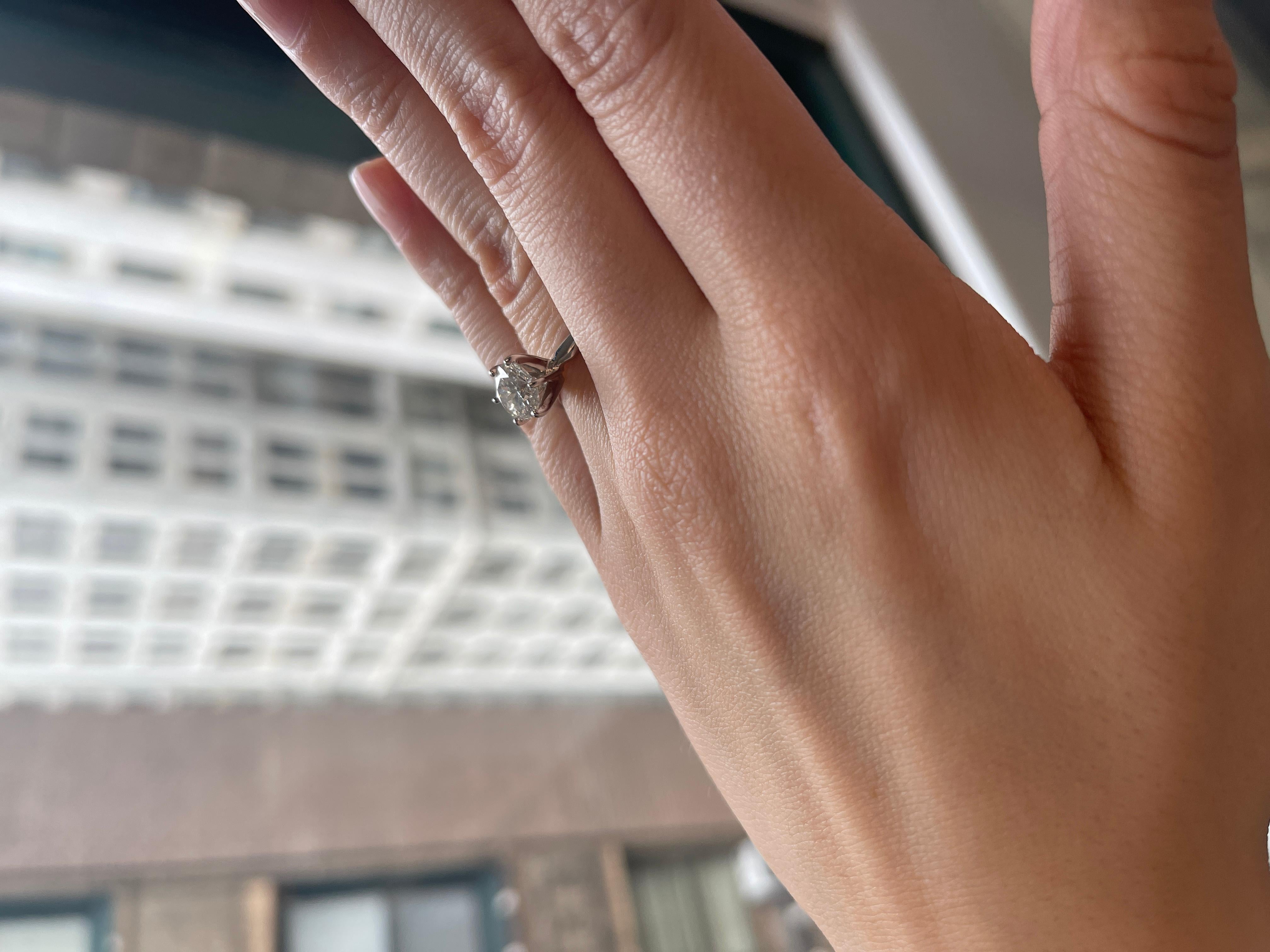 0.75 carat engagement ring