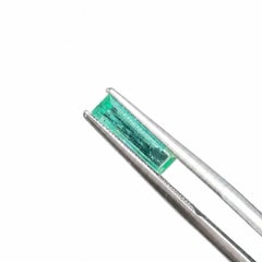 0.75 Carat Step Cut Elongated Emerald Loose Gemstone (Zambia)