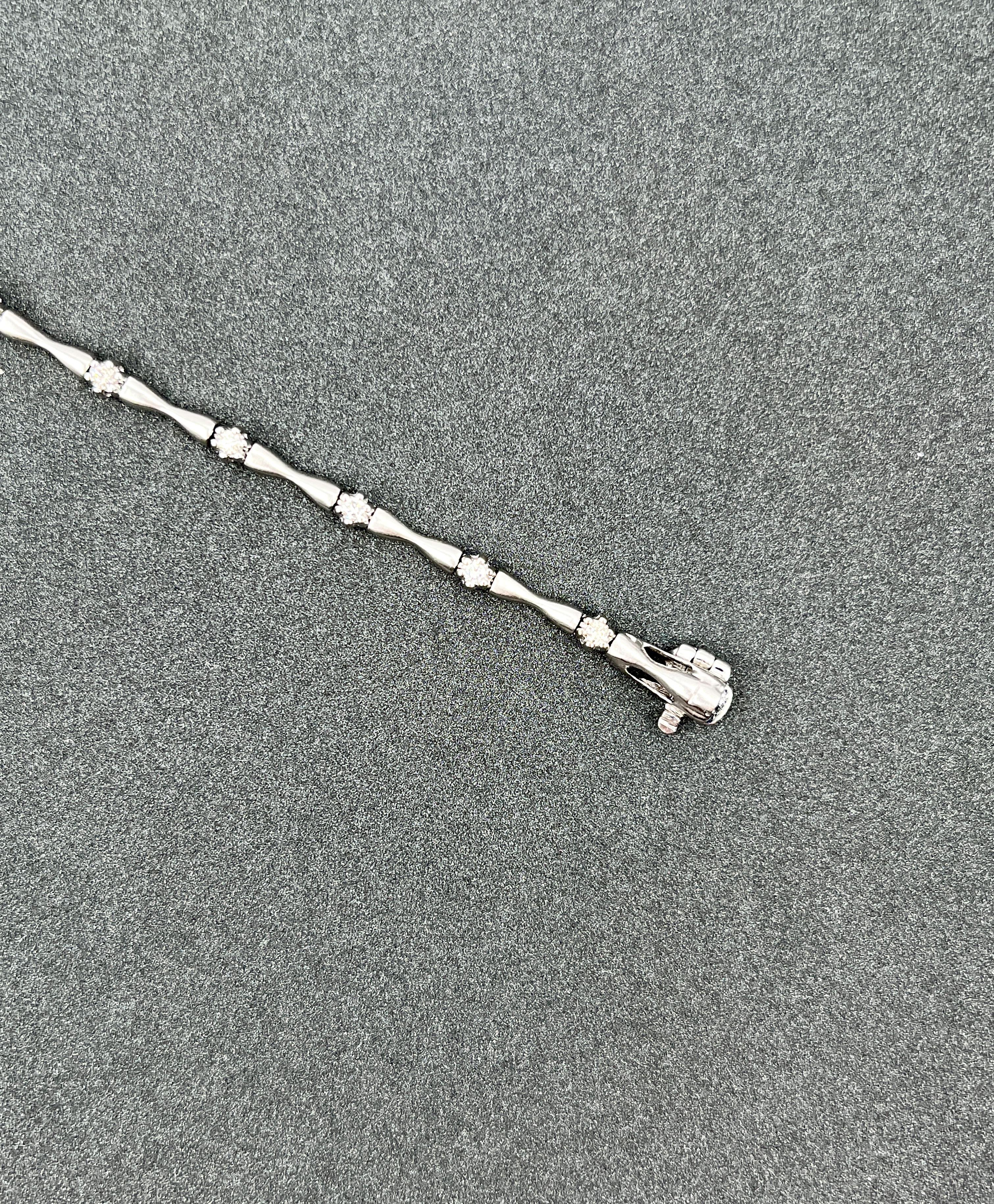 Moderne Bracelet de diamants 0,75 carat en vente