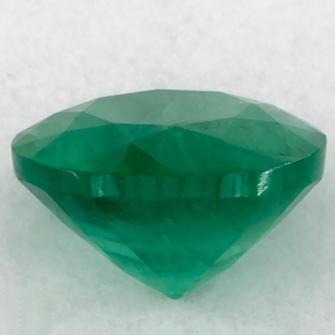 0.75 Ct Emerald Round Loose Gemstone (pierre précieuse en vrac) Neuf - En vente à Fort Lee, NJ