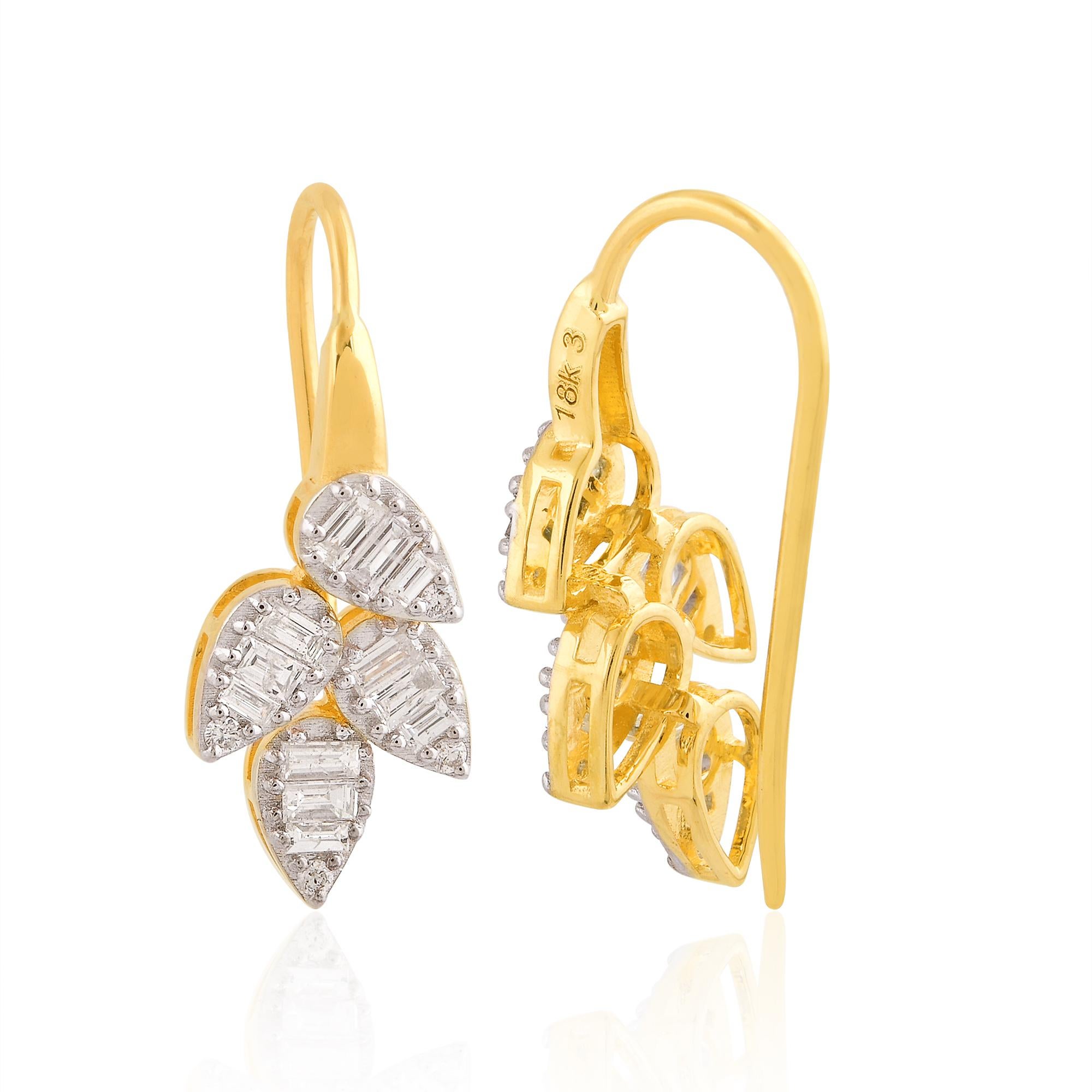 Code :- SEE-11626C
Gross Wt. :- 3.69 gram
18k Yellow Gold Wt. :-3.54 gram
Natural Diamond Wt. :- 0.75 Ct. ( SI Clarity & HI Color )
Earrings Size :- 23 mm approx.

✦ Sizing
.....................
We can adjust most items to fit your sizing
