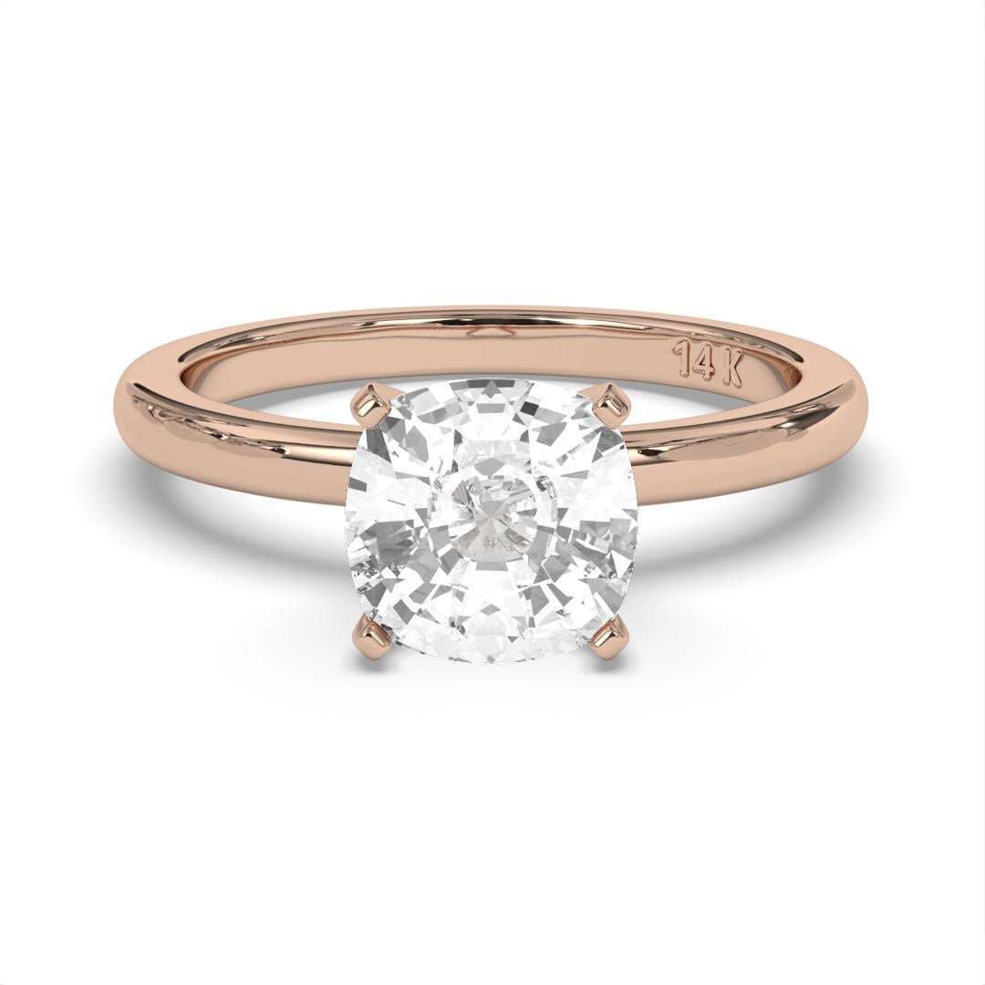 0.75CT Cushion Cut Solitaire GH Color I1 Clarity Natural Diamond Wedding Ring 14k Gold.

Specification:
Brand: Aamiaa
Metal: White Gold, Yellow Gold, Rose Gold
Metal Purity: 14k
Design: Solitaire
Carat Weight May Range: from 0.70 to 0.75CT
Diamond