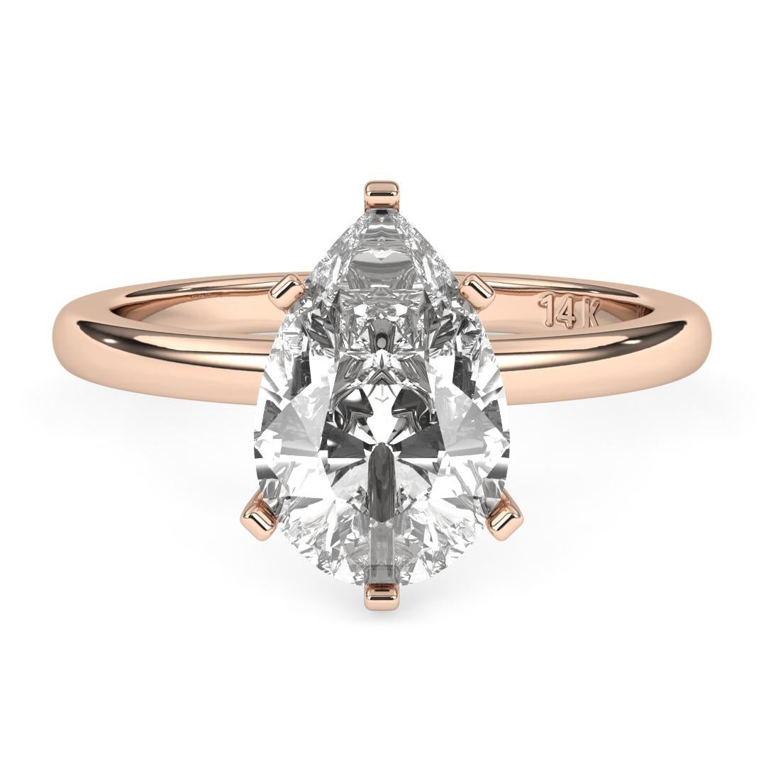 0.75CT Pear Cut Solitaire GH Color I1 Clarity Natural Diamond Wedding Ring 14k Gold.

Specification:
Brand: Aamiaa
Metal: White Gold, Yellow Gold, Rose Gold
Metal Purity: 14k
Design: Solitaire
Carat Weight May Range: from 0.70 to 0.75CT
Diamond