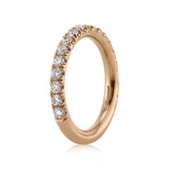 0.75ct Round Brilliant Cut Diamond Wedding Band