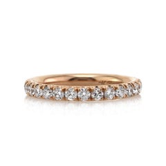 0.75ct Round Brilliant Cut Diamond Wedding Band