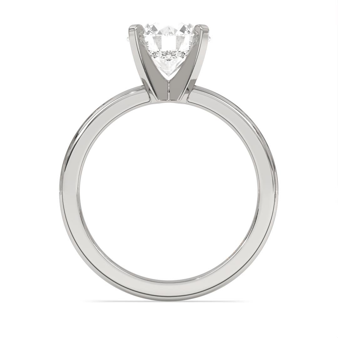 0.75CT Round Cut Solitaire GH-SI Natural Diamond Wedding Ring For Sale 7