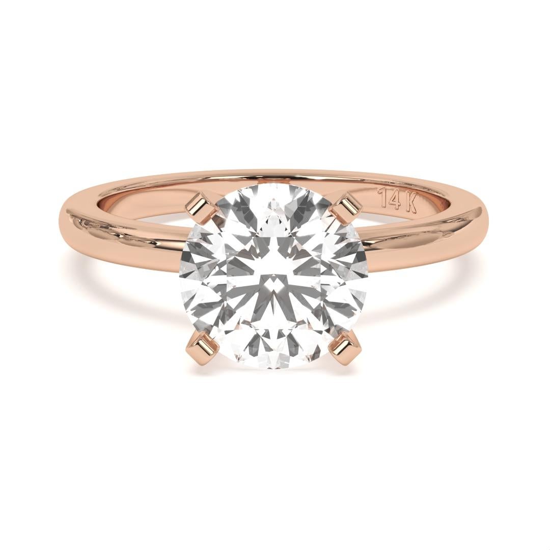 0.75CT Round Cut Solitaire GH Color SI Clarity Natural Diamond Wedding Ring

Specification:
Brand: Aamiaa
Metal: White Gold, Yellow Gold, Rose Gold
Metal Purity: 14k
Design: Solitaire
Carat Weight May Range: from 0.70 to 0.75CT
Diamond Color: