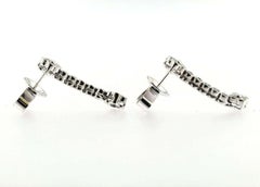 0.75ctw Diamond Clover Dangle Earrings in 18K