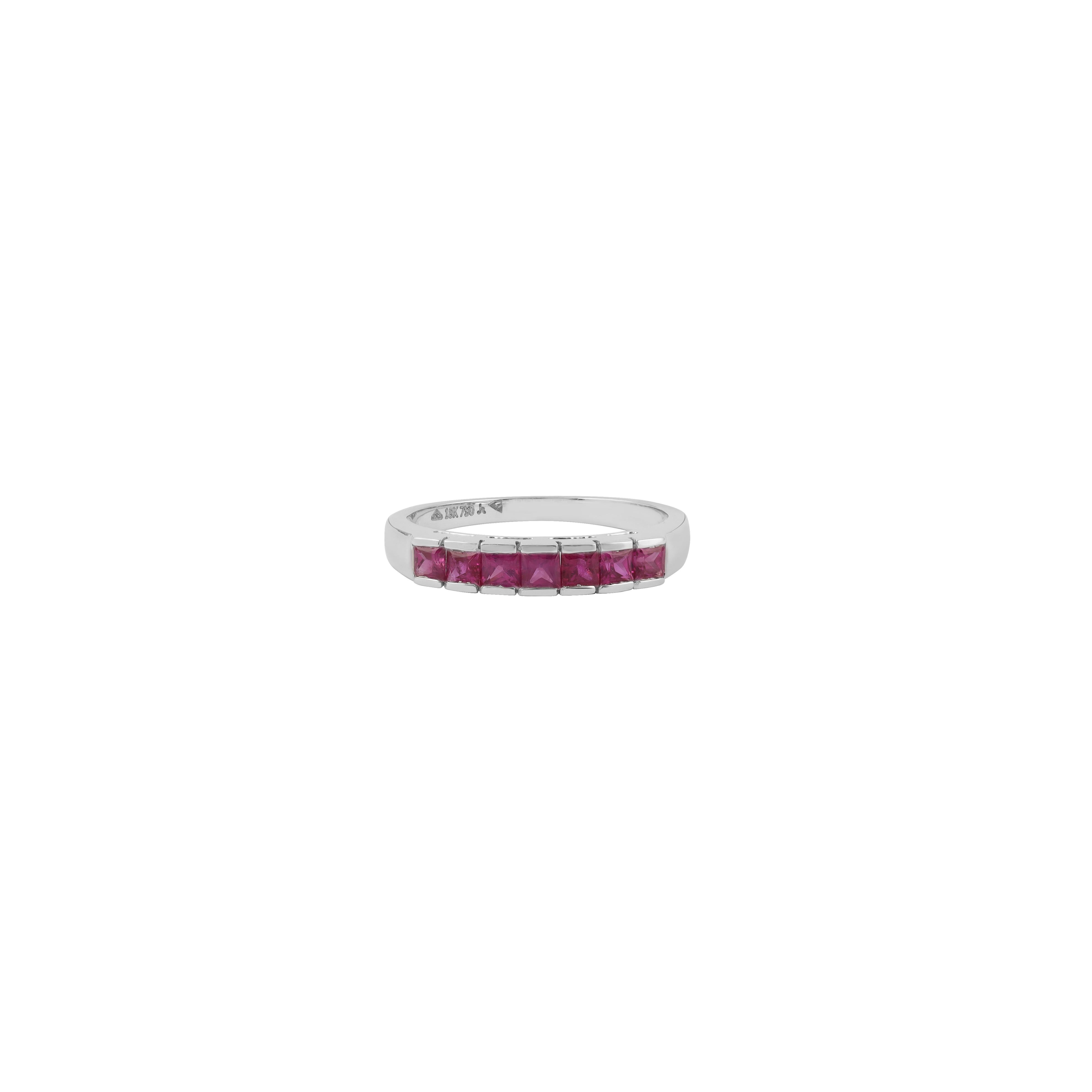 0.76 Carat Clear Ruby  Half Band in 18k Gold

Handcrafted Ruby Half  Band
Ruby - 0.69 Carat
18 Karat Gold - 2.25 Grams



Custom Services
Resizing is available.
Request Customization