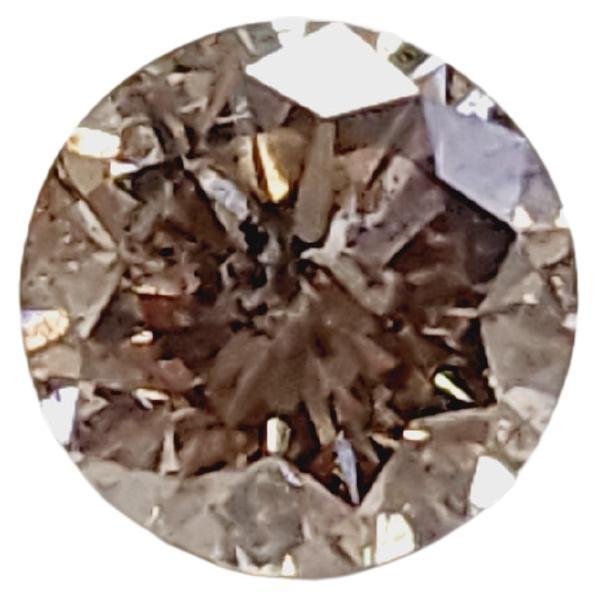 HOLIDAY SALE 0,76 Karat Natürlicher Runder Brauner Diamant