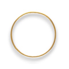 0.76 Carat Yellow Diamond Yellow Gold Bangle