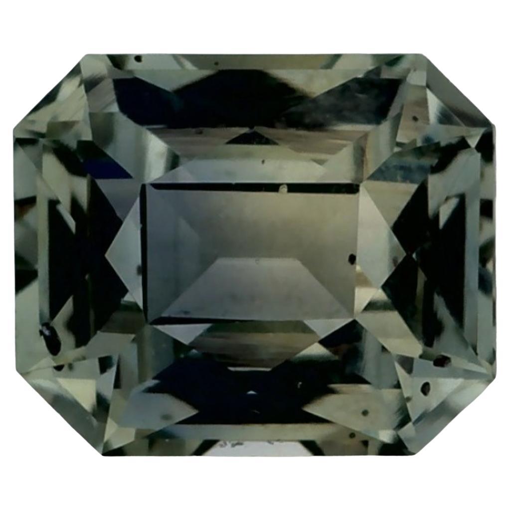 0.76 Ct Green Sapphire Octagon Loose Gemstone (pierre précieuse en vrac)
