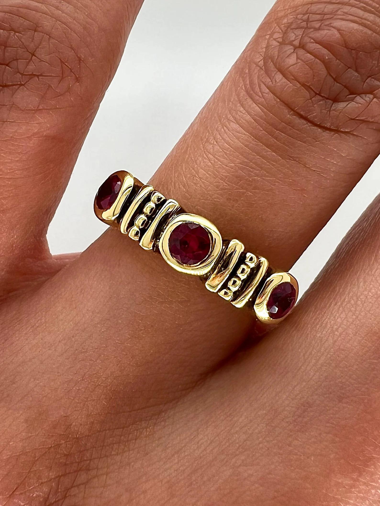 Anello da donna con rubino da 0,76 carati In condizioni Nuovo in vendita a New York, NY