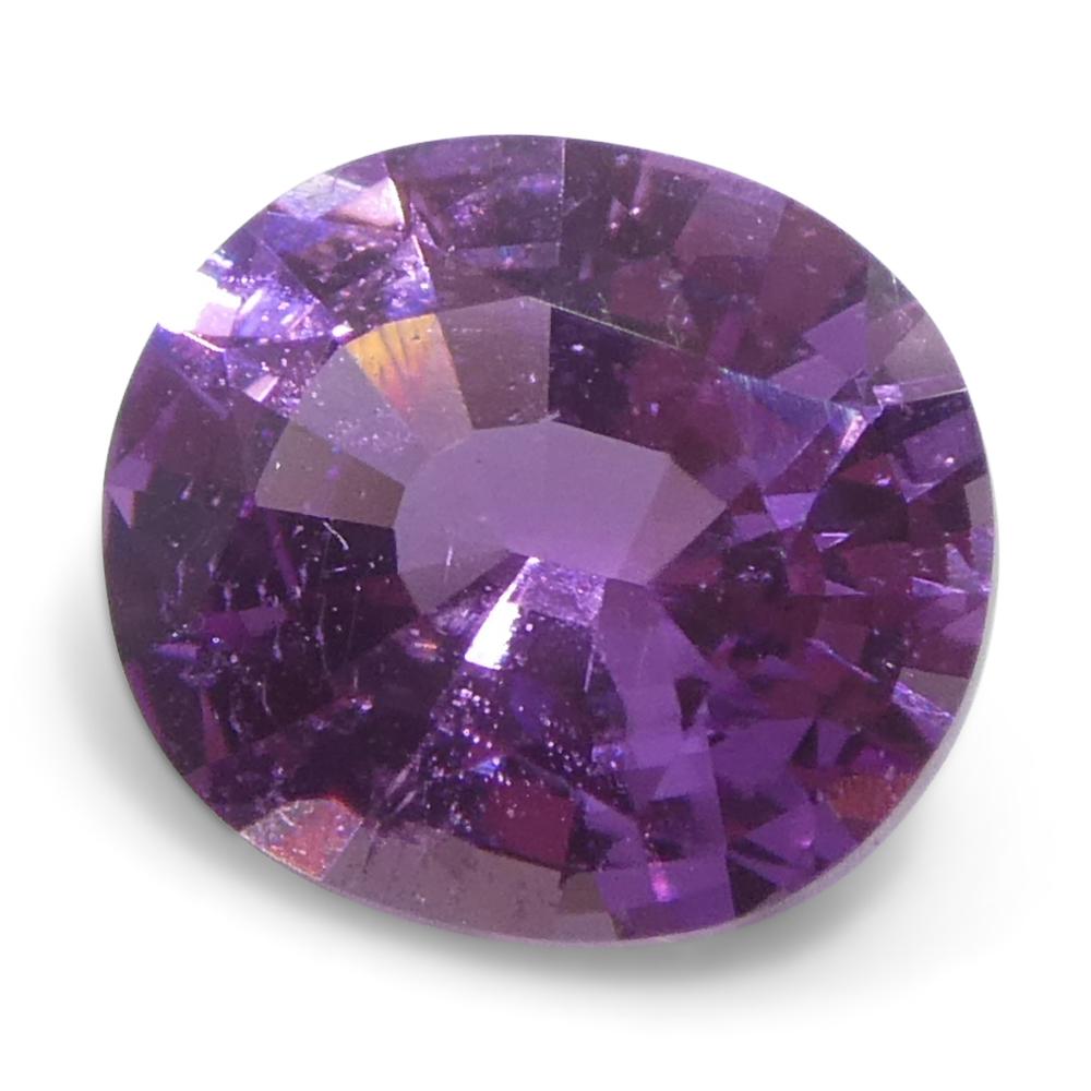 0,76ct Ovaler rosa Saphir aus Madgaskar im Angebot 5