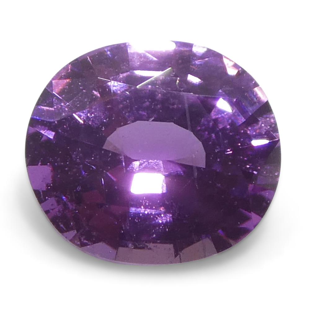 0,76ct Ovaler rosa Saphir aus Madgaskar im Angebot 2