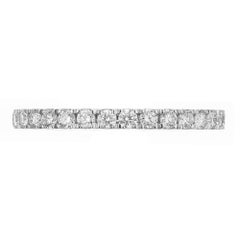 0.77 Carat Diamond Platinum Eternity Ring