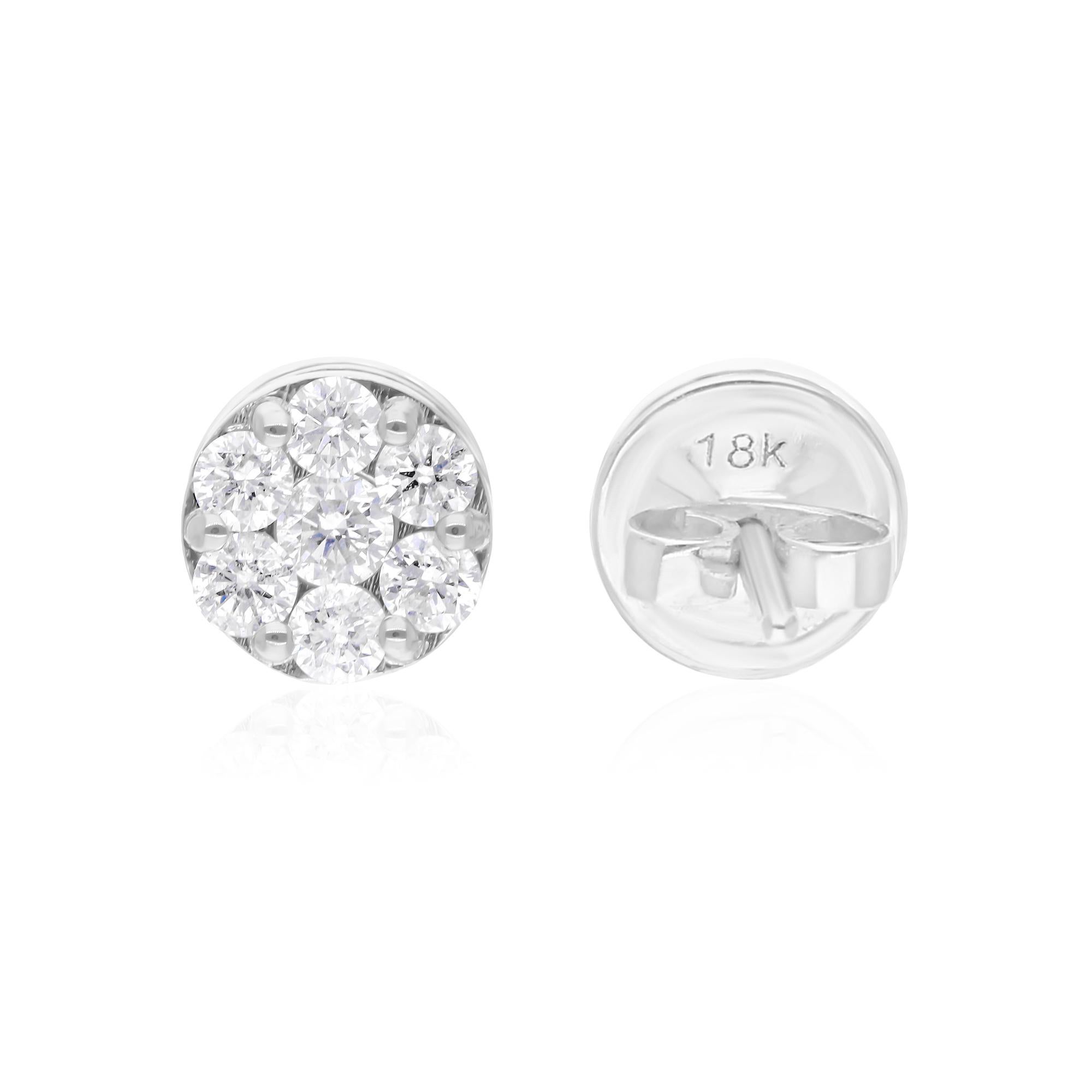 Cast from 14-karat gold, these exquisite earrings are handset with 0.77 carats of sparkling diamonds.

FOLLOW SPECTRUM JEWELS storefront to view the latest collection & exclusive pieces. Spectrum Jewels is proudly rated as a Top Seller on 1stdibs