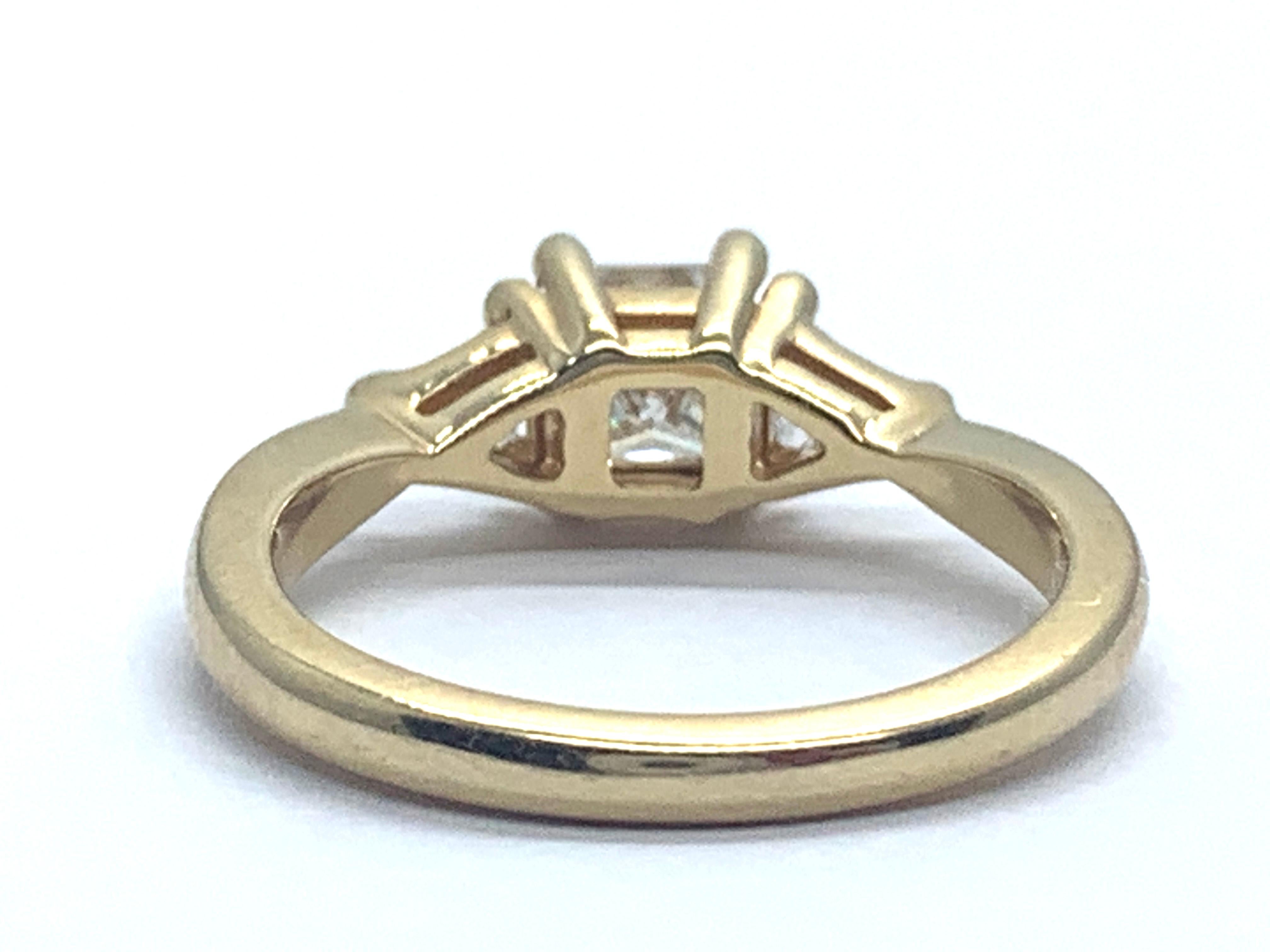 Princess Cut 0.77 Princess Ring For Sale