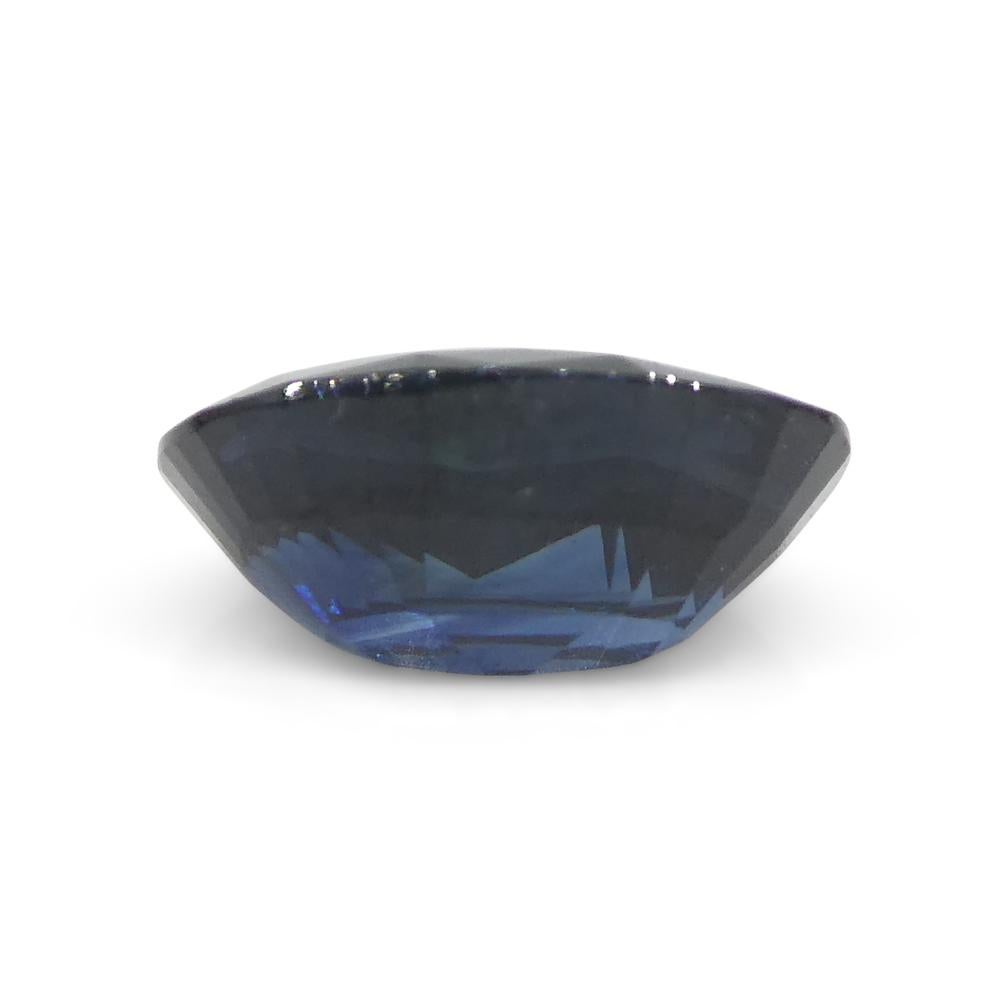 Brilliant Cut 0.77ct Oval Blue Sapphire from Thailand