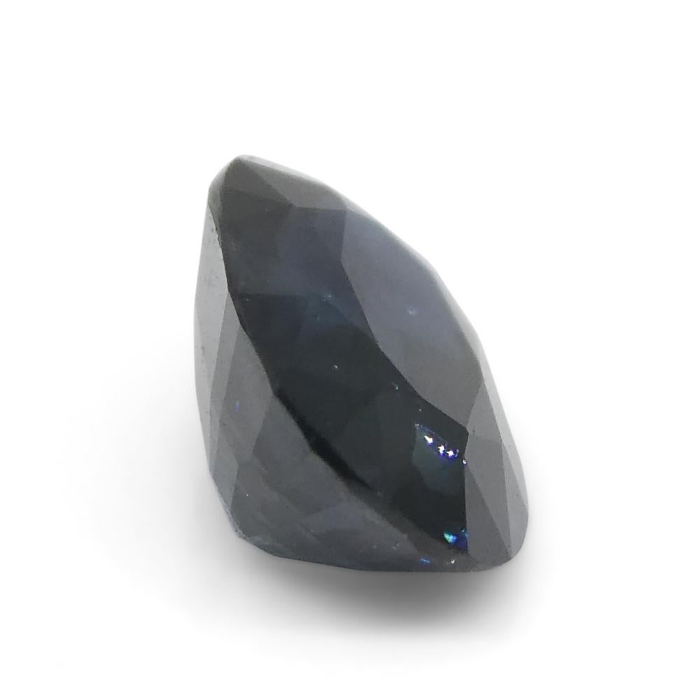 0.77ct Oval Blue Sapphire from Thailand 2