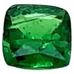 0.78 Carat Cushion cut Tsavorite Garnet