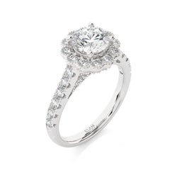 0.78 Carat Diamond Vow Collection Ring in 14K White Gold