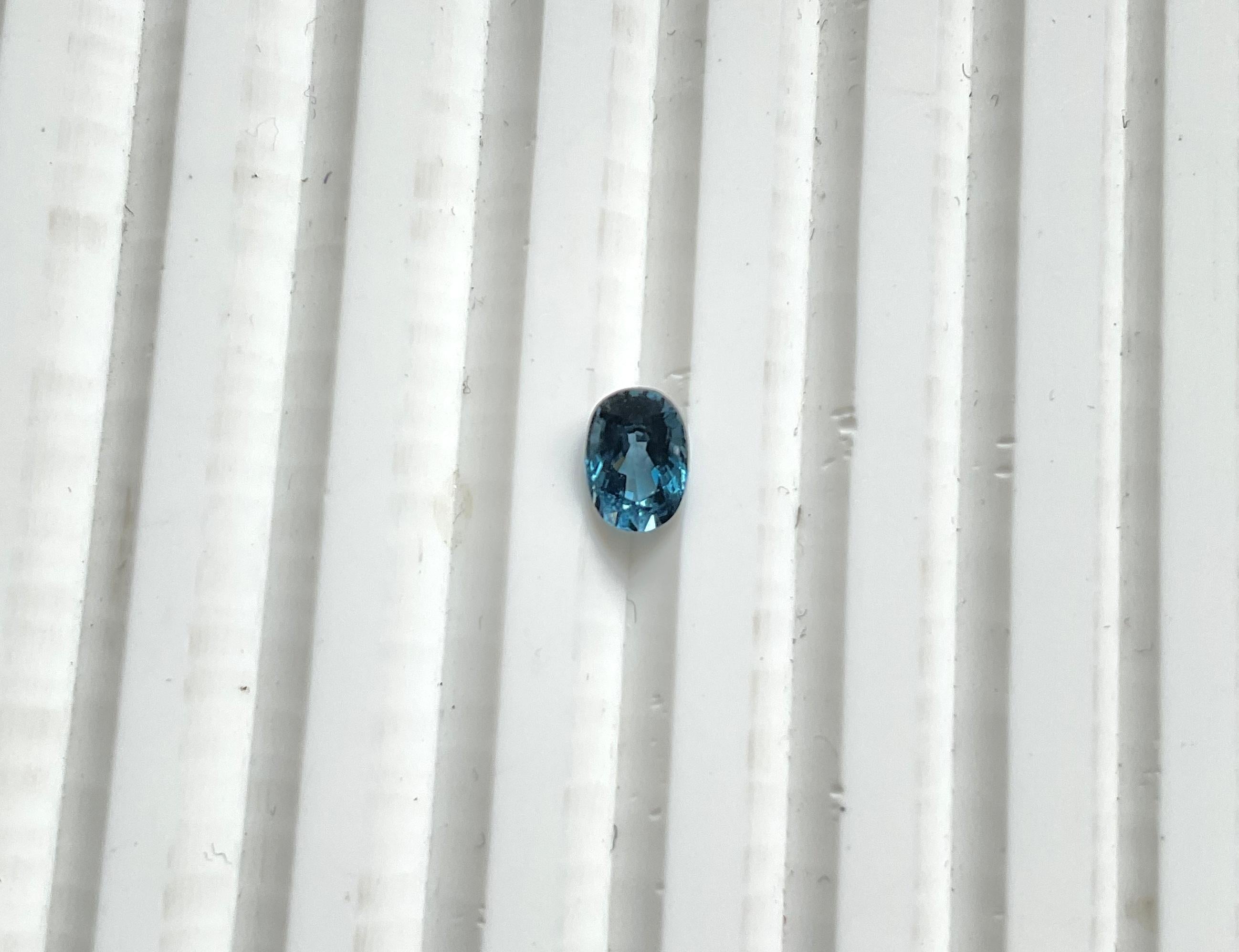 Tanzania Blue Spinel Oval Faceted Natural Cut Stone for Jewelry
Weight - 0.78 Ct
Size - 7x4x3 mm
Shape - Oval
Quantity - 1 Piece