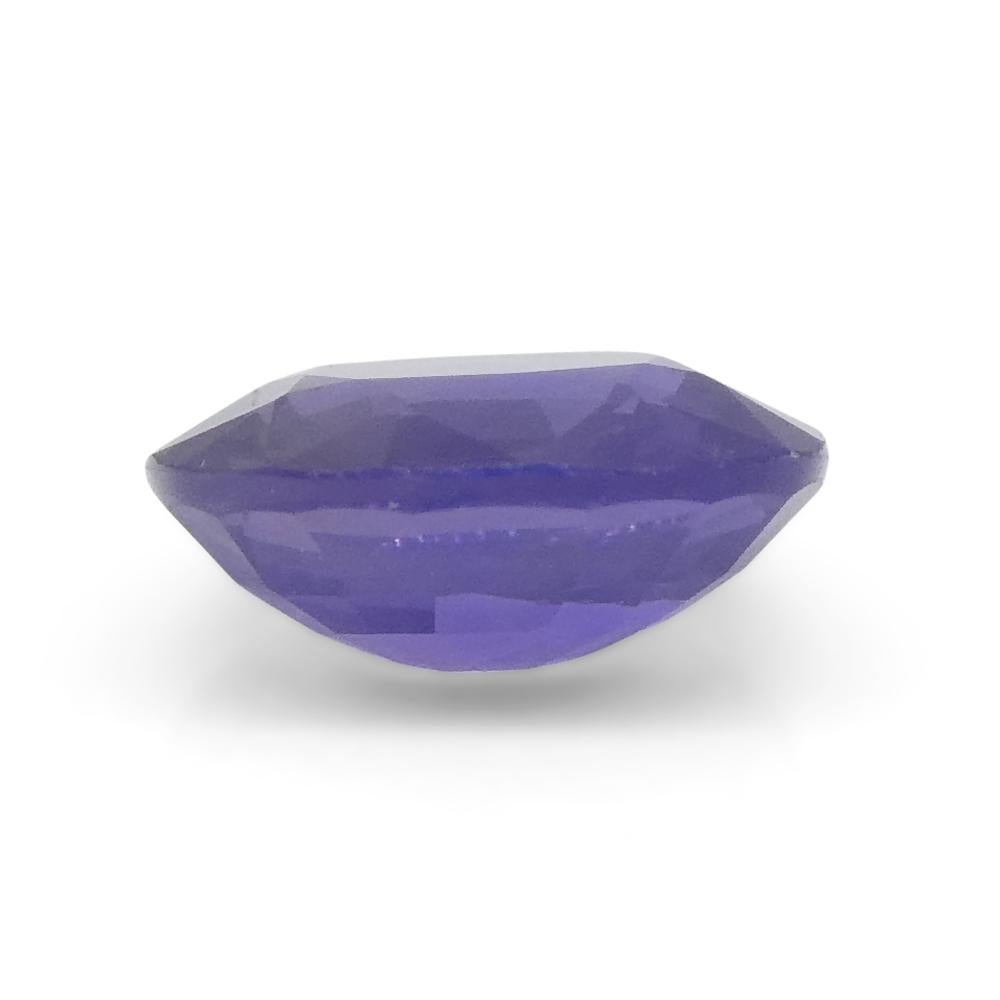 0.78ct Cushion Blue Sapphire from East Africa, Unheated For Sale 4