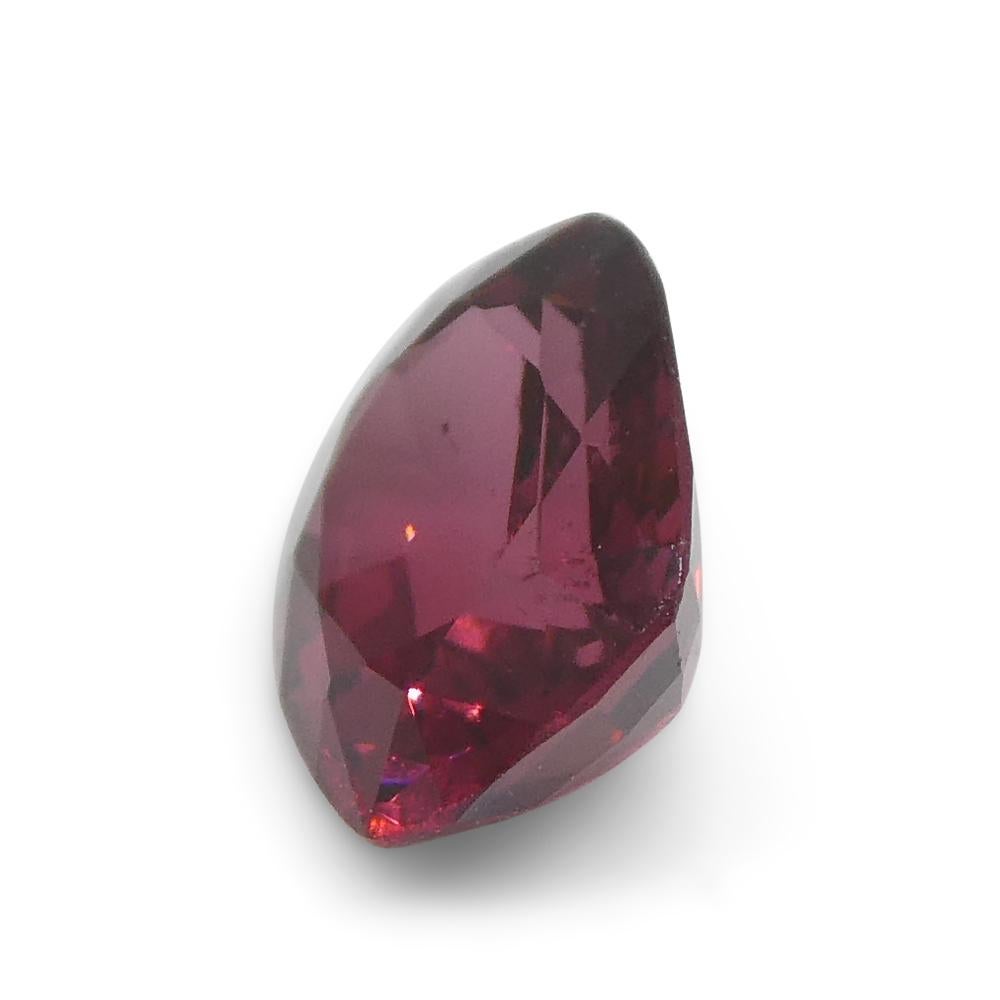 Spinello rosso a cuscino 0.78ct dallo Sri Lanka in vendita 6