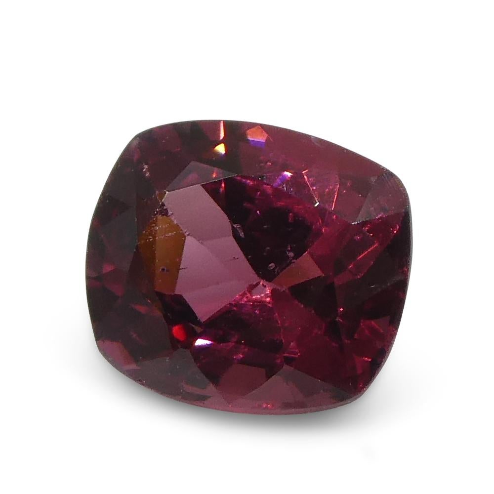 Spinello rosso a cuscino 0.78ct dallo Sri Lanka in vendita 7