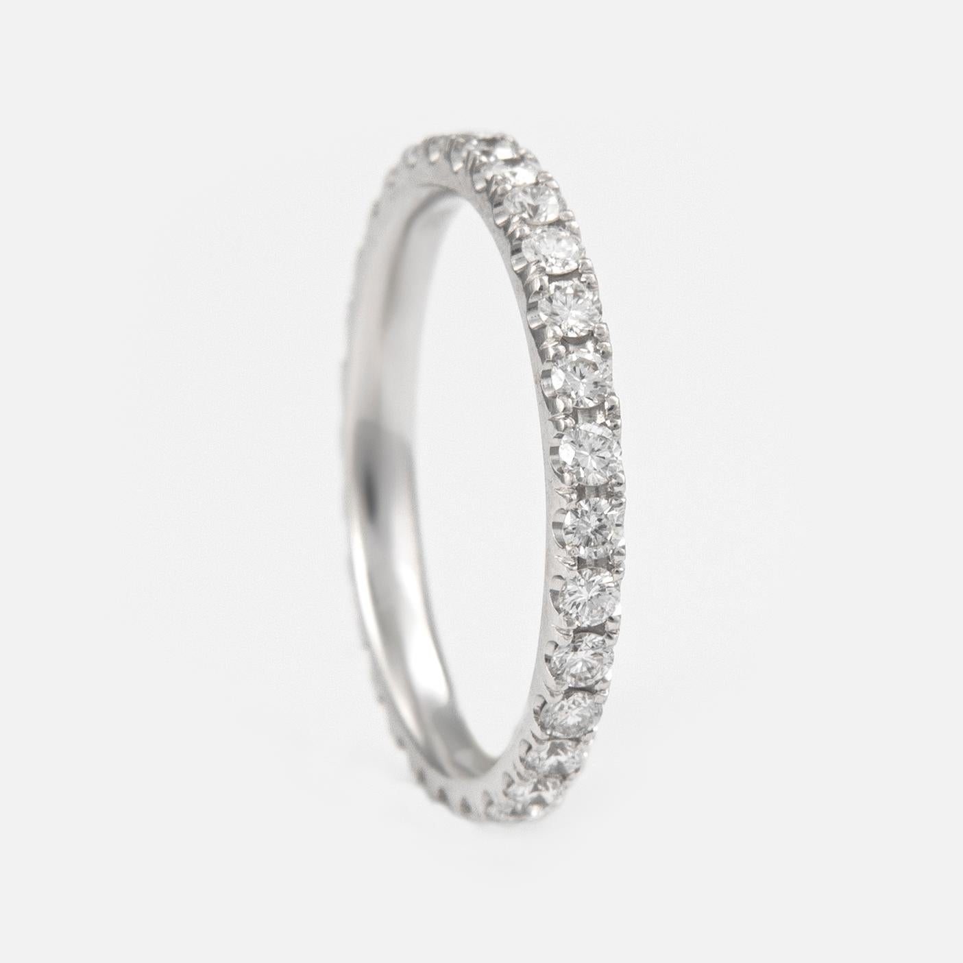 Contemporain Alexander Beverly Hills Bracelet éternel en diamant de 0,79 carat en or blanc 18 carats 7 en vente
