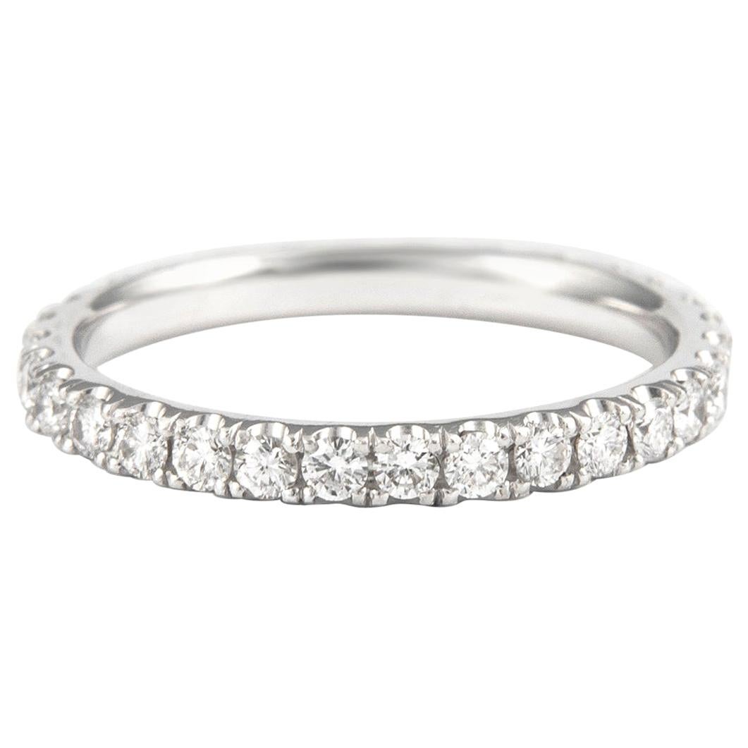 Alexander Beverly Hills 0.79 Carat Diamond Eternity Band 18 Karat White Gold 7