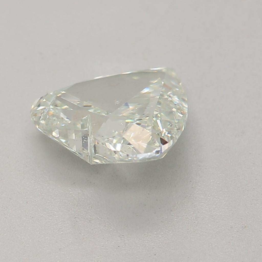 0.79-CARAT, FANCY LIGHT GREEN, CUT DIAMOND SI2 Clarity GIA Certified In New Condition For Sale In Kowloon, HK