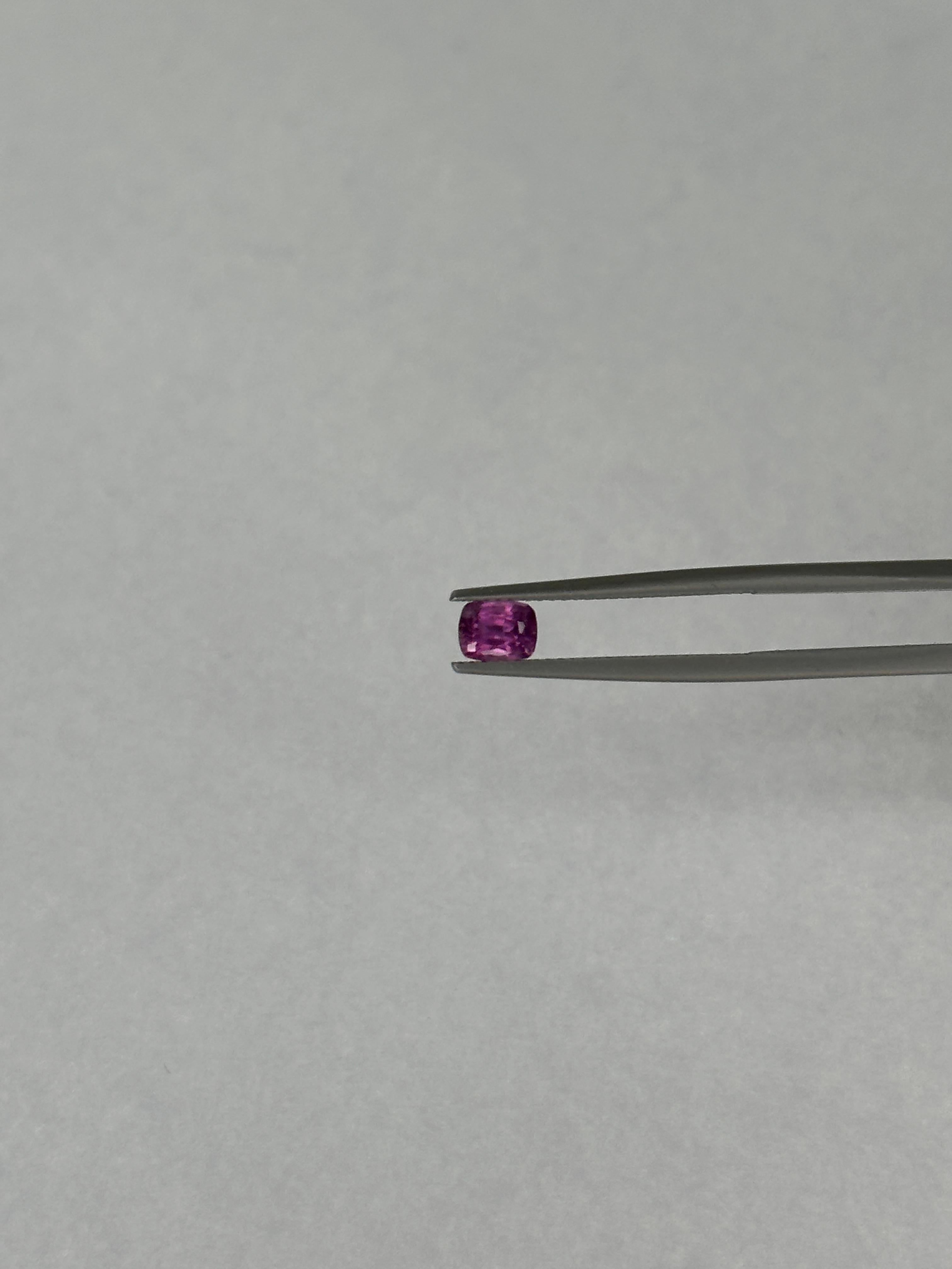 A stunning Fancy Pink Sapphire from the Kenya, East Africa

ID #: FSC098
Weight: 0.79 Carats
Shape: Cushion
Crown: Modified Brilliant
Pavilion: Modified Brilliant
Gem Dimensions: 5.50 x 4.40 x 3.50 mm
Color: Pink

GIA Color Grade: strpPk 6/4 (Hue :