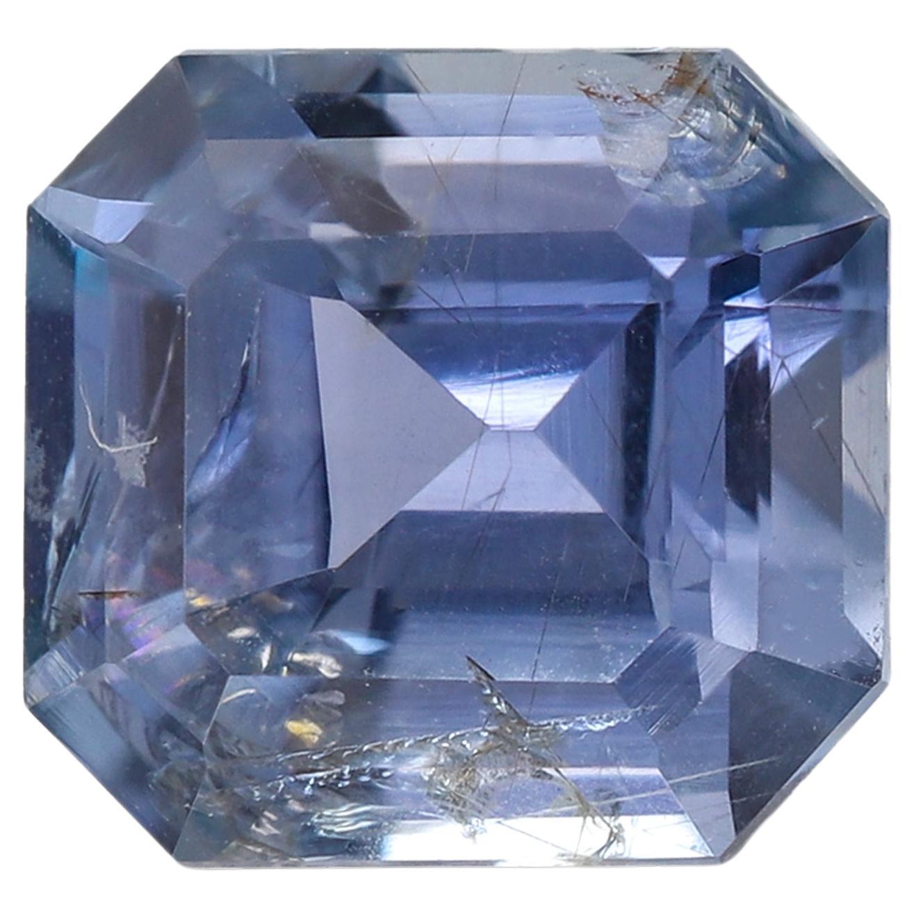0.79 Carats Fine Blue Sapphire Gemstone Sapphire Stone for Jewelry Making For Sale