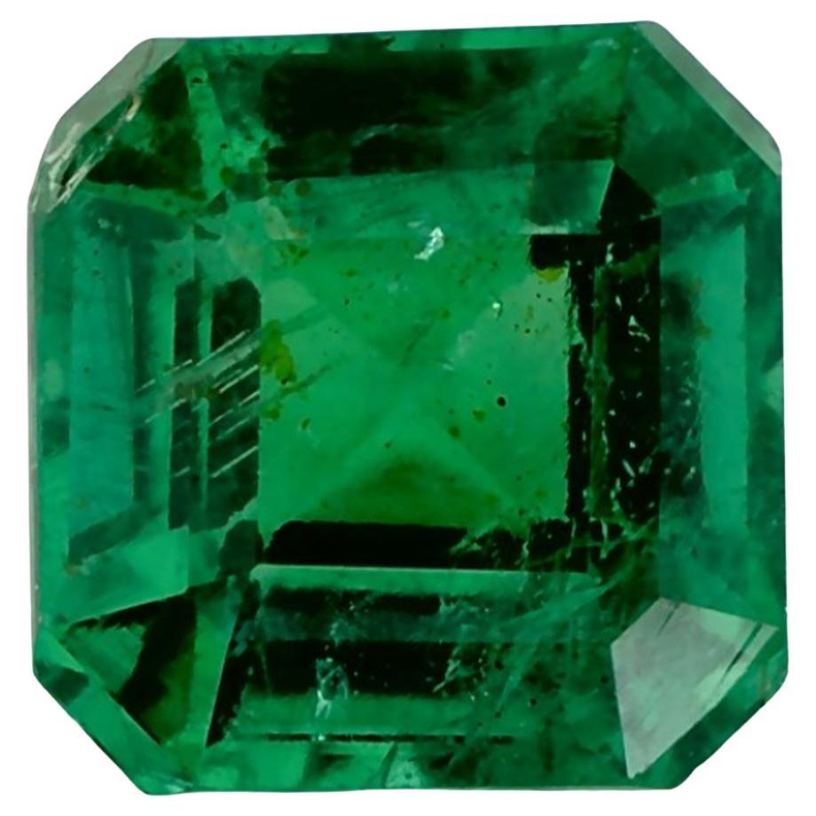 0.79 Ct Emerald Octagon Loose Gemstone For Sale