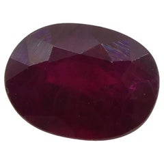 0.79 ct Rubí Ovalado Birmania