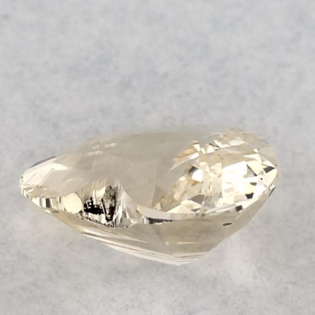 0.79 Karat Gelber Saphir Herz Loser Edelstein im Zustand „Neu“ im Angebot in Fort Lee, NJ