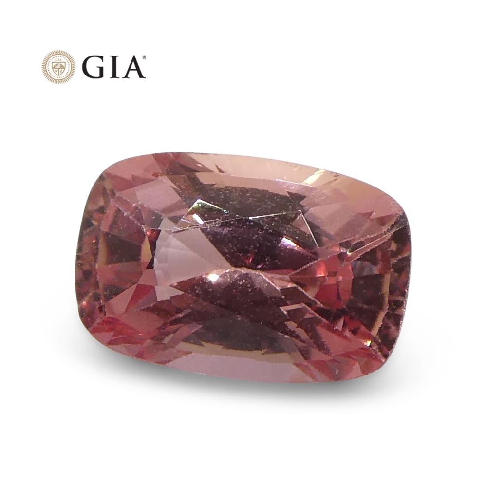 0.79ct Cushion Pink Sapphire GIA Certified Madagascar For Sale 5
