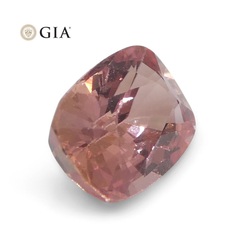 0.79ct Cushion Pink Sapphire GIA Certified Madagascar For Sale 6