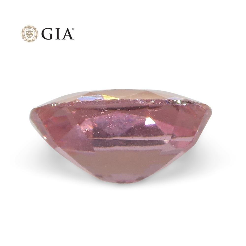 0.79ct Cushion Pink Sapphire GIA Certified Madagascar For Sale 7