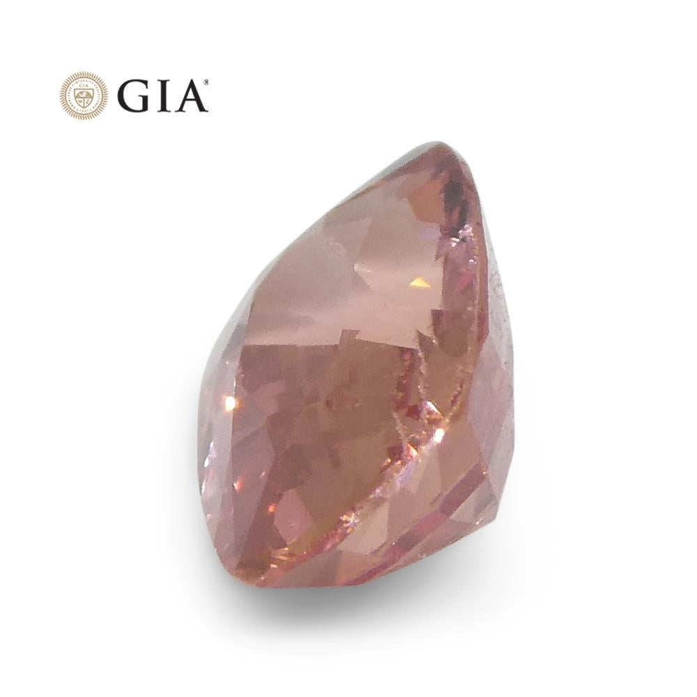 0.79ct Cushion Pink Sapphire GIA Certified Madagascar For Sale 8