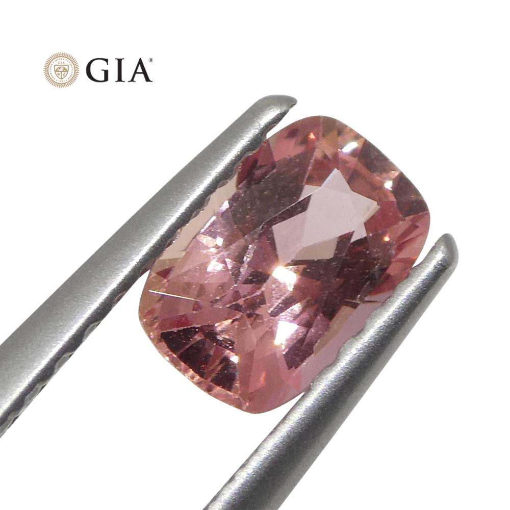 0.79ct Cushion Pink Sapphire GIA Certified Madagascar For Sale 3