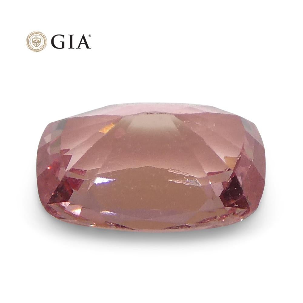 0.79ct Cushion Pink Sapphire GIA Certified Madagascar For Sale 4