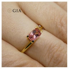 0.79ct Cushion Pink Sapphire GIA Certified Madagascar