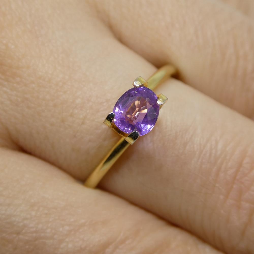 Description:

Gem Type: Sapphire
Number of Stones: 1
Weight: 0.79 cts
Measurements: 5.59 x 5.02 x 3.11 mm
Shape: Cushion
Cutting Style Crown: Brilliant
Cutting Style Pavilion: Step Cut
Transparency: Transparent
Clarity: Very Very Slightly Included: